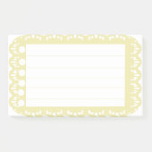 Post-it® Effet Lace citron (Devant)