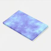 Post-it® Effet nuage tempête élégant bleu (Incliné)