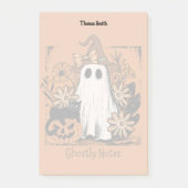 Post-it® Éffrayant Halloween Floral Ghosts (Devant)