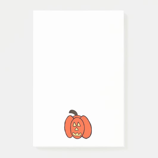 Post-it® Éffrayant Halloween Jack-o'-lantern (Devant)