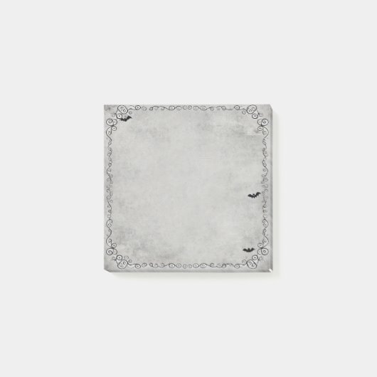 Post-it® Éffrayant noir et blanc (Devant)