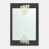 Post-it® Éffrayant Skeleton Mains Déplaisant Post it Notes (Devant)