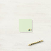 Post-it® Éffrayant Witch Green (Sur un bureau)
