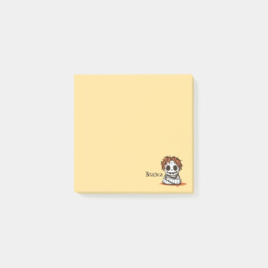 Post-it® Éffrayante maman jaune (Devant)