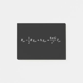 Post-it® Einstein field equation of general relativity