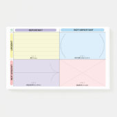 Post-it® Eisenhower Matrix Post It (Devant)