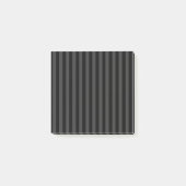 Post-it® Elagnat Black & Smoky Black Vertical Stripes (Devant)