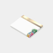 Post-it® Élégant Ananas Floral Moderne - Personnalisé (Incliné)