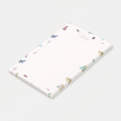 Post-it® Elégant Aquarelle Papillons Belle Conception (Incliné)