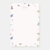 Post-it® Elégant Aquarelle Papillons Belle Conception (Devant)