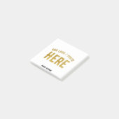POST-IT® ÉLÉGANT BLANC PERSONNALISABLE MODERNE VERIFIED MAR (Incliné)