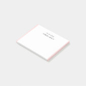 Post-it® Elegant Blush Pink Feminine Desk Design (Incliné)