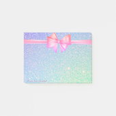Post-it® Élégant, Bow, Glitterie (Devant)
