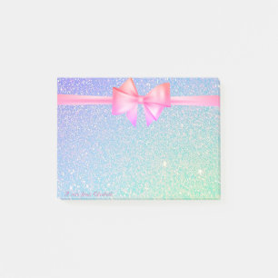 Post-it® Élégant, Bow, Glitterie