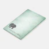 Post-it® Elégant chic dame éléphant vintage (Incliné)