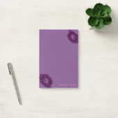 Post-it® Élégant, chic et féminin, violet, roses (Bureau)