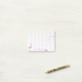 Post-it® Élégant Chic Féminin Stylé , Flamant Rose (Sur un bureau)