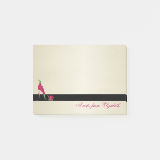Post-it® Élégant Chic Fille Stylée ,Talons Hauts (Devant)