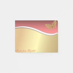 Post-it® Élégant Chic Papillon Stylé