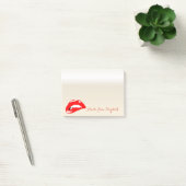 Post-it® Élégant Chic Style Féminin, Lèvres Rouges (Bureau)