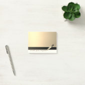 Post-it® Élégant Chic Stylish Girly, Faux Gold, Lipstick (Bureau)