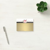 Post-it® Élégant Chic Stylish Girly, Faux Gold, Rose (Bureau)