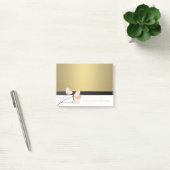 Post-it® Élégant Chic Stylish Girly, Faux Gold, Rose (Bureau)