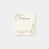 Post-it® Elegant Christian Botanical Sticky Post-It Notes (Devant)