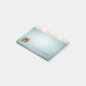 Post-it® Élégant Cute Lovely Stylish, Tigre, Personalisé (Incliné)