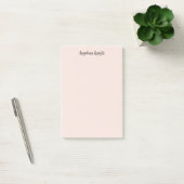 Post-it® Élégant Design Chic Plain écriture Script (Bureau)