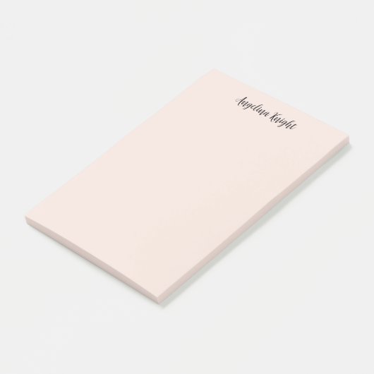 Post-it® Élégant Design Chic Plain écriture Script (Incliné)