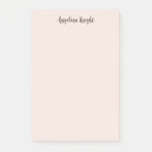 Post-it® Élégant Design Chic Plain écriture Script (Devant)