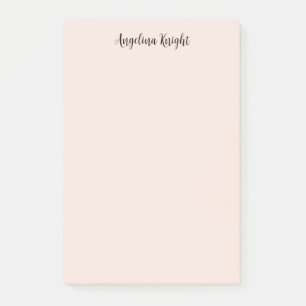 Post-it® Élégant Design Chic Plain écriture Script