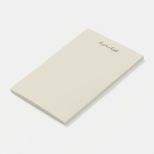 Post-it® Élégant Design Chic Plain écriture Script (Incliné)
