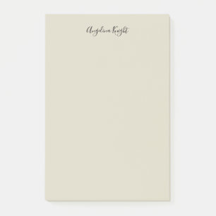 Post-it® Élégant Design Chic Plain écriture Script