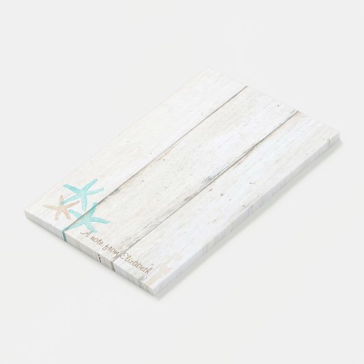 Post-it® Elégant Design, Texture Bois, Seastars (Incliné)