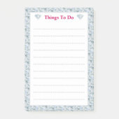 Post-it® Élégant diamant abstrait motif Lined (Devant)