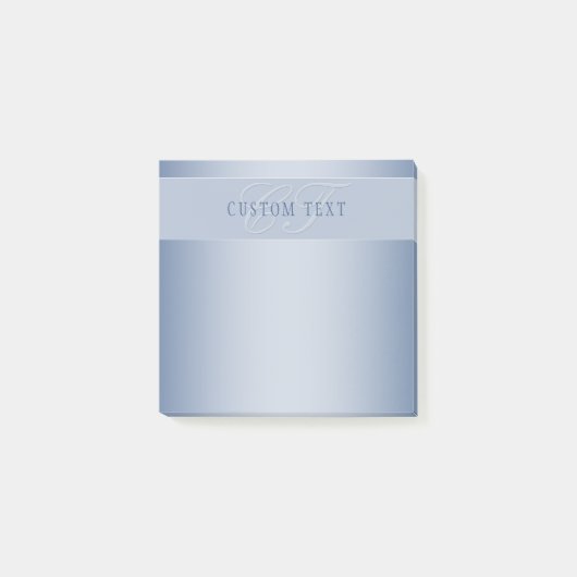 Post-it® Élégant écriture de script de monogramme modifiabl (Devant)