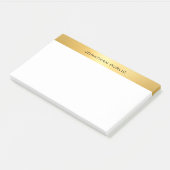 Post-it® Elégant Faux Gold Modèle Moderne Professionnel (Incliné)