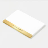 Post-it® Elégant Faux Gold Moderne Modèle professionnel (Incliné)