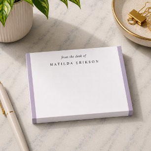 Post-it® Élégant Féminin Chic Notes Adhésives Lilas Lavande