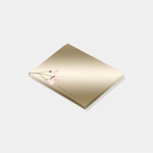 Post-it® Élégant, Fleur Chic (Incliné)