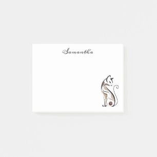 Post-it® Élégant Kitty moderne, Maman de chat, Personnalisé