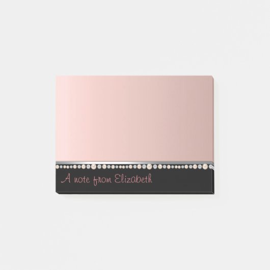 Post-it® Elégant Luxe Simple, Diamants, Perles (Devant)