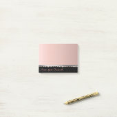 Post-it® Elégant Luxe Simple, Diamants, Perles (Sur un bureau)