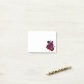 Post-it® Elegant Magenta Rose Floral Bouquet (Sur un bureau)