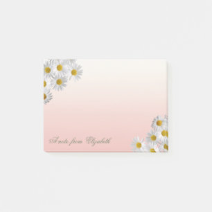 Post-it® Élégant Mignon Chic Féminin, Chamomole Fleurs