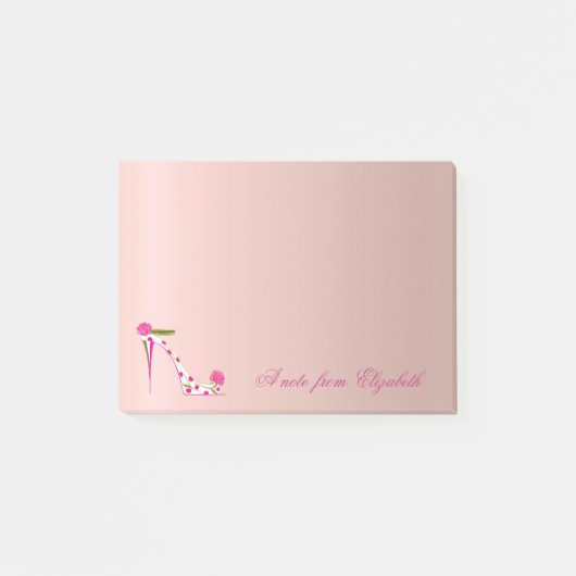 Post-it® Elegant Mignon Chic Féminin ,Talons Hauts (Devant)
