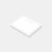 Post-it® Élégant Minimal Classique Script Vert Sauge (Incliné)