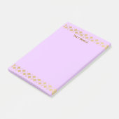 Post-it® Elegant Minimalist Gold Accent Pink  (Incliné)